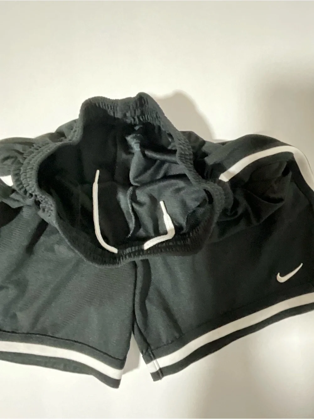 Nike Dri-FIT Kids Large Black & White Athletic Shorts